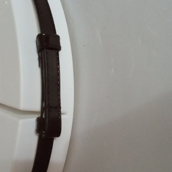 Women's  Amiee Lynn  Belt  sz  M/L Brown with Gold Hardware Adjustable back - Picture 2 of 6